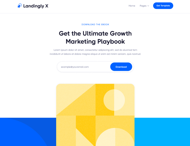 eBook V3 - Landingly X Webflow Template